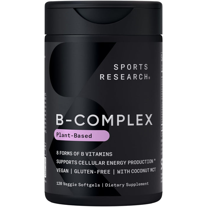 Sports Research® Vitamin B-Complex, 120 Count Plantgels™