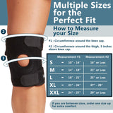 ComfiLife Knee Brace for Knee Pain Relief – Neoprene Knee Brace for Working Out, Running, Injury Recovery – Side Stabilizers – 3 Point Adjustable Compression – Open Patella Support,Non-Slip (X-Large)