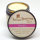 Vintage Tradition Beef Tallow All Purpose Balm – Healing, Hydrating Floral Skin Care Salve Replaces Body Lotion, Hand Cream, More – Essential Oil, Olive Oil, and Grass-Fed Tallow, 2 fl. oz.