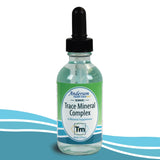 Trace Mineral Complex | Full Spectrum Minerals | Ionic Liquid Mineral Drops for Water | Electrolytes, Hydration Supplement | 2 fl oz Glass Bottle