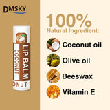 DMSKY 60 Pack Lip Balm, Natural Lip Balm Bulk with Vitamin E and Coconut Oil, Lip Care Product, Moisturizing Soothing Chapped Lips