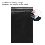 Hipruict Adult Diaper Disposal Bags, Set of 100 Dirty Diaper Bags Disposable, Self-adhesive Seal, Waterproof and Leak-proof, Discreetly Hide Personal Elderly Diapers, Seal Odor, Black