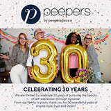 Peepers by PeeperSpecs Oprah's Favorite Women's Showbiz Oversized Blue Light Blocking Reading Glasses - Peepfetti Tortoise/Blue +1.25