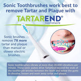 TartarEnd Toothpaste for Tartar Removal - Tartar Control Toothpaste to Remove Tartar and Plaque from Teeth at Home and Prevent Tartar and Plaque Buildup - 3.4 oz Tube, 1-Pack (Minty Wintergreen)