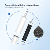 GLACIER FRESH 4204490 Water Filter and 7007067 Air Purification Cartridge Combo Pack, Compatible with Sub-Zero 4204490, 4290510 Refrigerator Water Filter, 7042798/7007067 Air Filter(3+3)