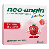 Neo Angin Junior Throat Lozenges – 8 Count – Sweet-Tasting Candy for Kids