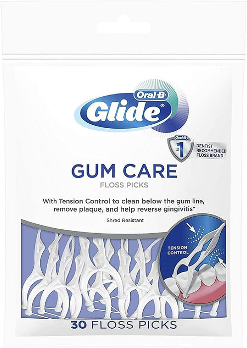 Glide Pro-Health Advanced Floss Picks 30 Ea (Pack of 3)