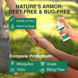Good Natured Brand DEET-Free Mosquito Repellent | Insect, Tick, Fly & Bug Spray | Kid Safe | Non-Oily Formula | Essential Oil Based | Cedarwood & Rosemary Insect Repellent | 8 oz