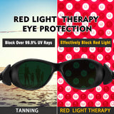 ULTREMA Red Light Therapy Glasses, Eyes Protection for Tanning Goggles, Laser Safety Glasses IPL 200-2000nm, Eye Protection for Red Light Therapy.