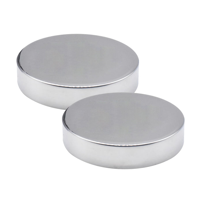Outset Stainless Steel Round Ice Packs, Set of 2 Travel Ice Packs, 3.75"