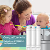 Refrigerator Water Filter Compatible with Frigidaire EPTWFU01, EWF02, Pure Source Ultra II, 3PACK1