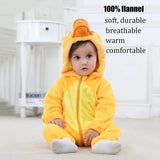 Baby Duck Costumes Unisex Toddler Outfit Halloween Dress Up Romper 18-24 Months