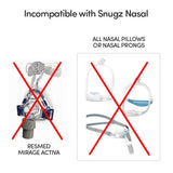 Snugz Nasal Mask Liners: Machine Washable, One-Size-Fits-Most NASAL CPAP Mask Liners, Pack of 2 Lasts 90 Days