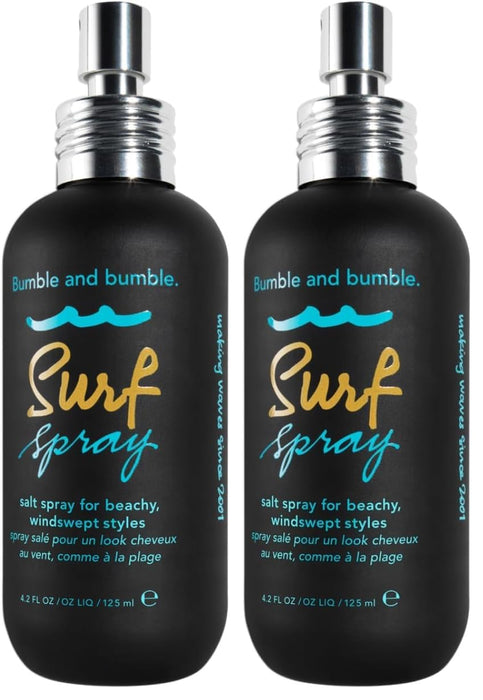 Bumble and bumble. Surf Sea Salt Spray | Volumizing | Adds Texture + Matte Finish,Wavy Straight,4.2 Fl Oz,(Pack of 2)