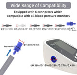 Alcarefam XXXL Blood Pressure Cuff, 9”-26” (22-66CM) Extra Large Cuff Compatible with Omron BP Monitor, Replacement XXX-Large Cuff for Adult Big ARM, with 6 Connectors