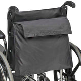 Drive Medical Blue Streak Wheelchair with Flip Back Desk Arms & DMI Wheelchair Bag Provides Storage on Wheelchairs and Transport Chairs for Elderly and Disabled