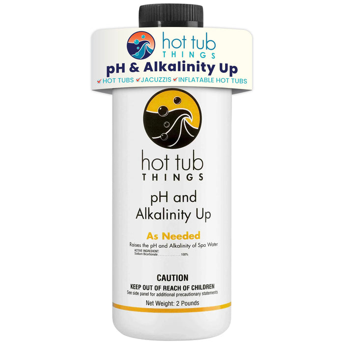 Hot Tub Things pH Up & Alkalinity Increaser for Hot Tub – Pool Shock, Alkalinity Up, pH Increaser and Alkaline Booster for Spa or Pool, Maintain Balanced Water Quality and Clear Water Use – 2 Pounds