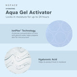 NuFACE Aqua Gel Activator - Microcurrent Conductive Gel & Activator Powered by IonPlex & Hyaluronic Acid to Enhance Results of NuFACE Microcurrent Facial Device - Improves Skin Radiance (10 oz)