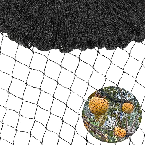 POYEE 10 x 10 FT Bird Netting for Garden Woven Mesh Garden Netting for Plants, Vegetable, Fruit Trees, Blueberry Bushes, Strawberries Against Birds, Deer, Squirrels and Other Animals