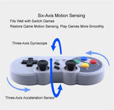 Wireless Pro Game Controller for Nintendo Switch Lite/OLED Rechargeable Classic Gamepad Portable Gaming Joystick Retro Remote Joypad with Motion Sensing,Dual Vibration,Turbo & Screenshot Function