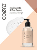 Coera Niacinamide & Zinc Serum for Face | 8 fl oz | Moisturizer for Skin | with Hyaluronic Acid | Professional Strength Formula | Free of Parabens, SLS & Fragrances