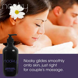 Nooky Lavender Massage Oil. with Essential and Jojoba Oils for Therapeutic Massaging 16 Ounce.