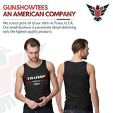 GunShowTees Take America Back Trump 2024 Tank Top, Medium, Tank Top