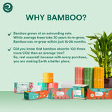 ECO SOUL Bamboo Toilet Paper 3 Ply 24 Mega Rolls = 48 Regular Rolls | Eco Friendly Septic Safe Organic Bath Tissues Sustainable Toilet Paper Compostable - FSC Certified