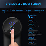 WNIEYO Deep Tissue Massage Gun,Massage Gun for Athletes, Muscle Massage Gun with Updated 4 Replacements Heads and LED Screen,6 Adjustable Speeds