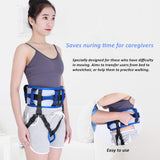 WEEOATAR Medical Nursing Gait Belt, Non-Slip Transfer Nursing Sling with Handles, Mobility Standing and Lifting Aid Transfer Belts for Disabled, Elderly, Injured (Blue)