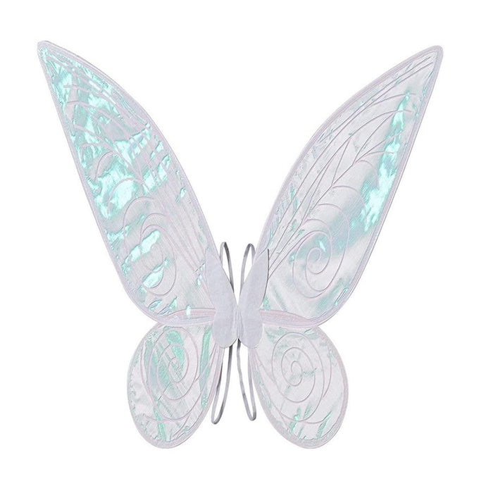 Generic Fairy Wings for Adults, Butterfly Wings for Girls, Angel Wings, Fairy Costume for Women Halloween Dress Up Party Favor White, Medium