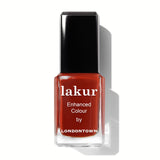 LONDONTOWN Rich Red-Brown Glossy Nail Polish, Woodstock lakur, Vegan Chip-Resistant Long-Lasting Nail Lacquer, 40 fl oz