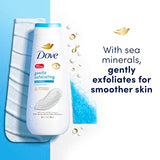 Dove Body Wash Gentle Exfoliating With Sea Minerals 4 Count Instantly Reveals Visibly Smoother Skin Cleanser That Effectively Washes Away Bacteria While Nourishing Your Skin 20 oz