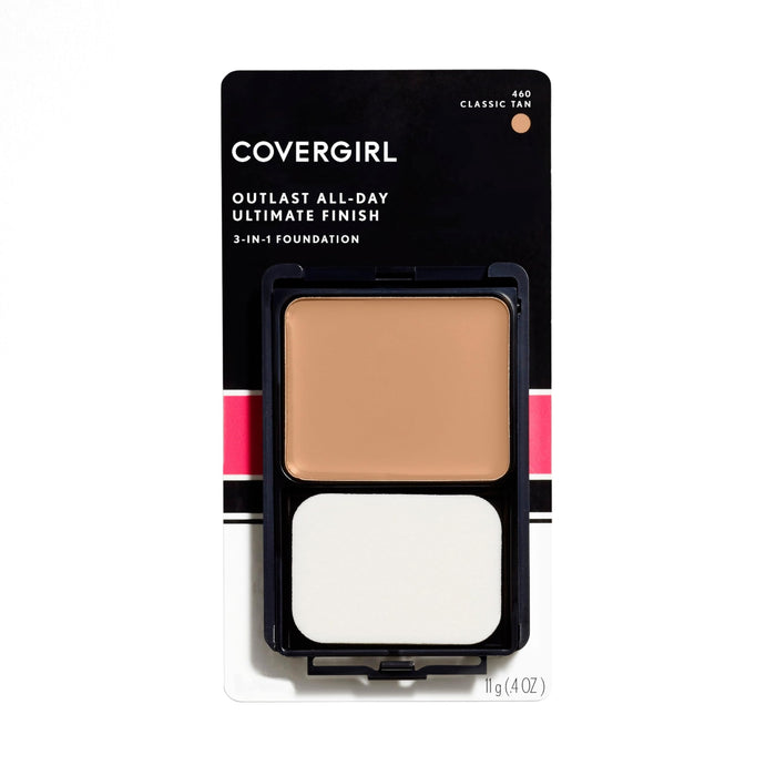 COVERGIRL Outlast All-Day Ultimate Finish Foundation, Classic Tan, 0.4 Ounce (Pack of 1) (Packaging May Vary)