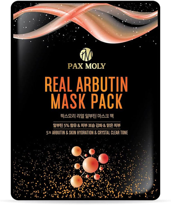 PAXMOLY Real Albutin Mask Sheets 9pcs Real Nature Moisture Face Mask Skin Care