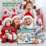 Advent Calendar 2024 Boys,24 Days Surprise Countdown Calendar-Toy Figures Building Blocks Including 29 Characters Christmas Holiday Gifts for Kids Girls Fans