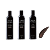 KIWABI Kazumi Hair Dye Shampoo Dark Brown 3-Piece Set Color Shampoo For Gray Hair