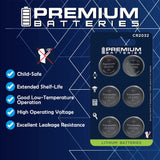 Premium VL2330 Lithium 3V Coin Cell - Japanese Engineered High Capacity Batteries (6 Pack)