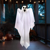 JOYIN 27.5" Halloween Ghosts Decorations Outdoor, Halloween Hanging Ghost Decor, Flying White Ghosts for Tree Front Yard Patio Lawn Garden, Haunted House Prop, Party Décor Outside