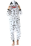 Onesie Christmas Pajamas Adult Animal Halloween Costume Cosplay Dalmatian One Piece Unisex Homewear Polar Fleece Sleepwear Large