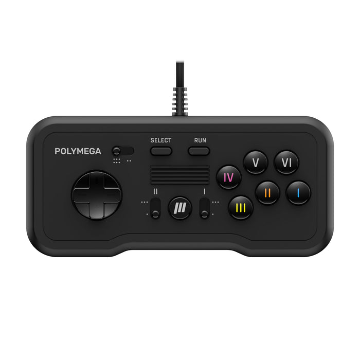 Polymega® Turbo Retro Controller (RC04) - Wired Connection for Turbo Duo/PC-Engine Style Controller Ports