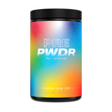 PWDRS Pre-Workout Powder, All Natural Pre Workout for Energy, Pump, Endurance & Strength, with Caffeine (Rainbow Snowcone)