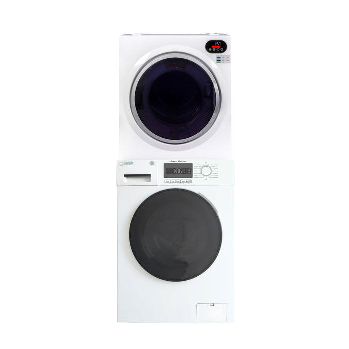Equator 24"Ultra Compact VALUE Washer 1.57cu.ft+Vented short Dryer 2.6cu.ft 110V