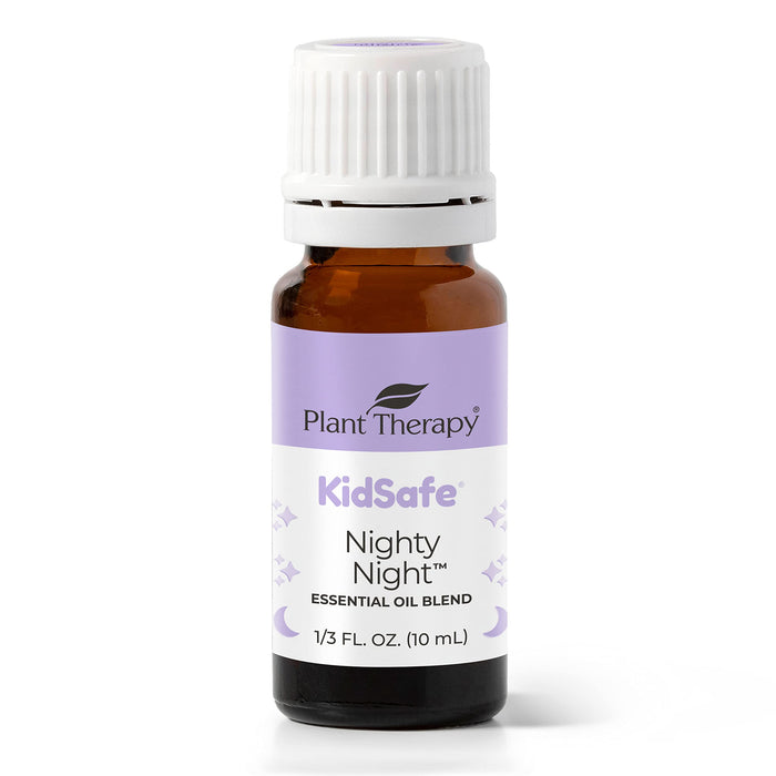 Plant Therapy KidSafe Nighty Night Essential Oil Blend for Sleep 10 mL (1/3 oz) 100% Pure, Undiluted, Natural Aromatherapy, Therapeutic Grade