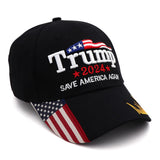 Trump 2024 Hat MAGA Hat Embroidered Save America Again Donald Trump Slogan USA Adjustable Baseball Cap for Woman Men