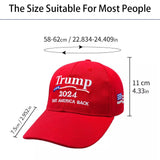 Trump Hat 2024, MAGA Hat, 2 Pack Make America Great Again Hat, Trump Merchandise, 45 47 Hat, Donald Trump Hats for Men Women 2024, Campaign Hat Trump Cap Red