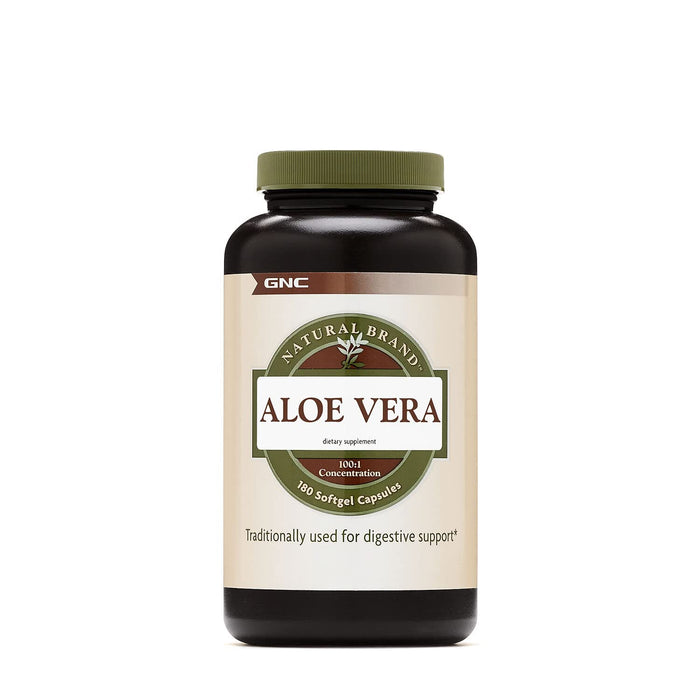 GNC Natural Brand Aloe Vera SoftGel Capsules