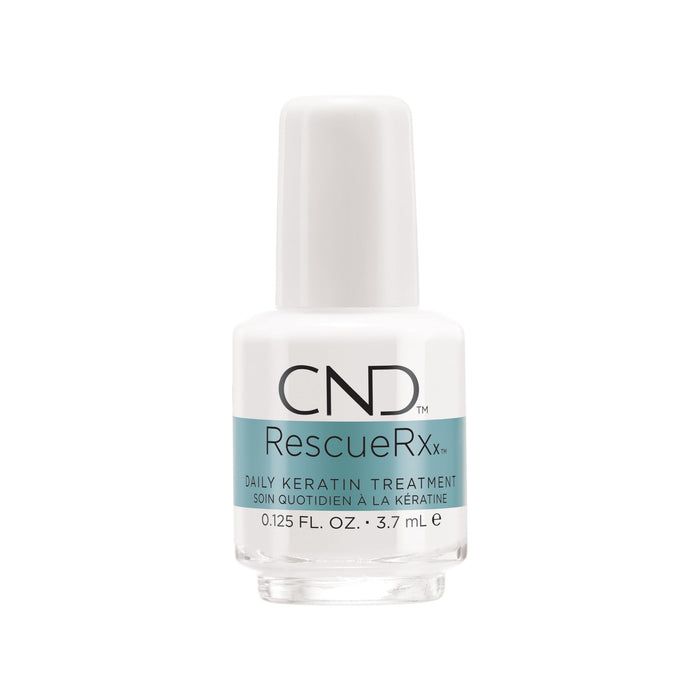 CND Nail Care, Keratin Daily Treatment, RescueRXx, 3.7 mL (Pack of 40)