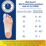 Bunion Bootie - Bunion Corrector for Women Big Toe - Ultra Thin Bunion Corrector - Comfortable Bunion Shoe Insert - Compression Bunion Sock Ideal For Active Women and Athletes - XSmall-Left