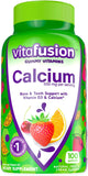 Vitafusion Calcium, Gummy JKHyWW Vitamins For Adults, 500 mg, 100 Count (Pack of 2)